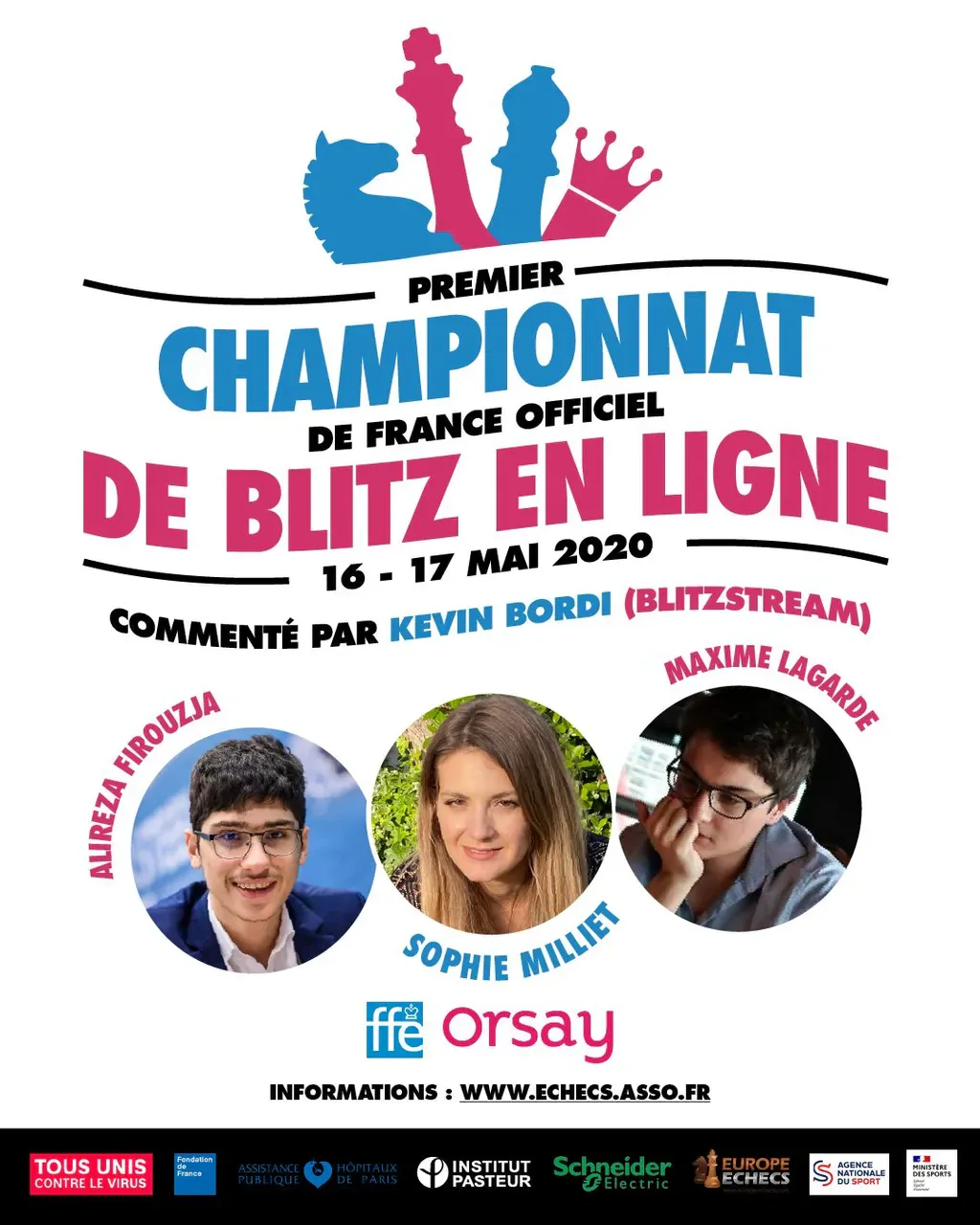 Illustration de l'article « 16-17 mai 2020 : Premier Championnat de France officiel de Blitz en ligne ! »