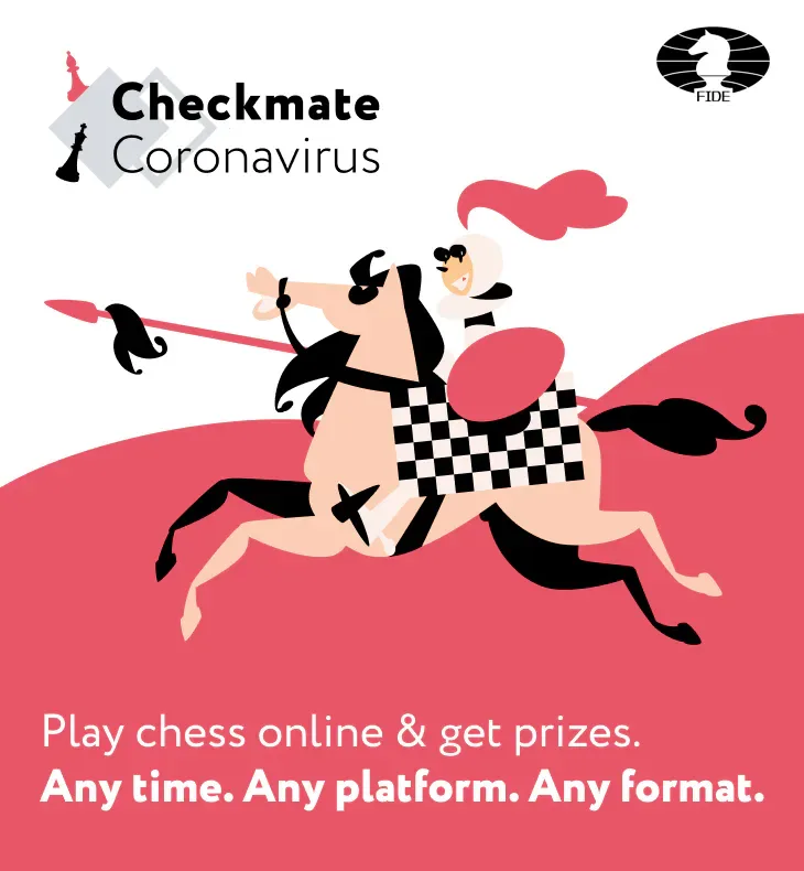 Illustration de l'article « Tournois FIDE "Échec et Mat au coronavirus" »